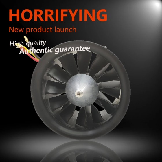 QX-motor 90mm Ducted Fan Jet EDF 12 Blade 6s 8s12s Motor Engine Power for Frewing RC Airplane Model Car Aircraft Spare Parts